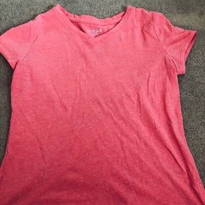 Sparkly pink shirt